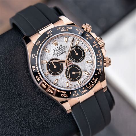 rolex cosmograph daytona oyster rose gold black|rolex cosmograph daytona 40mm.